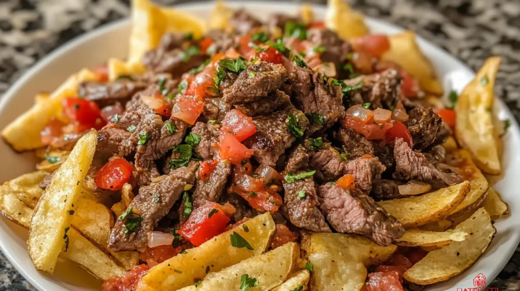 Homemade beef chips drying on a tray